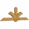 Ekena Millwork Redmond Rough Sawn Timber Gable Bracket, Western Red Cedar, 84"W x 28"H x 4"D x 6"F, 8/12 Pitch GBW084X28X0406RED00RWR - alternate 4